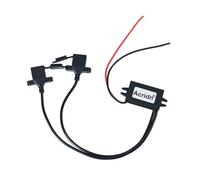 QINZITAO Wasserdichter 12V auf 5V USB Konverter Doppel-Port USB A Buchse Hocheffizienter Stromwandler für Auto & Anwendungen