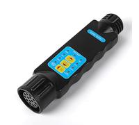 Qiping 13 Poliger Stecker Anhänger Prüfgerät, 12V Anhängerbeleuchtung Steckdose Schaltungen Testgerät 13 Polig für Tester PKW, LKW, Wohnwagen, Wohnmobil