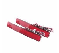 QIULKU Nebelschlussleuchte,RüCkleuchten 2 x roter Reflektor for die hintere Stoßstange, Heckstopp-Bremslicht, passend for VW T5 Transporter, passend for Caravelle, passend for Multivan 2003-11