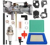 Qiuwanzia 498298 Vergaser für Briggs & Stratton 492611 692784 495951 490533 495426 5HP Carb 112202 134202 112212 112231 112232 112252 112292 135202 133212 130202 Motor mit Luft Filter