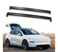 QIUYU2024 Aluminiumlegierung Abschließbarer Querträger Dachträger für Tesla Model Y Juniper 2025 2026, Autodachträger, Dachgepäckträger für Kanu, Kajak, Fahrrad, Reisen