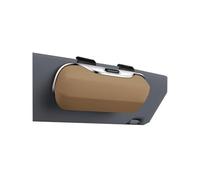 QIZUN Auto Sonnenblende Sonnenbrillen Etui Passend Fuer Audi A4 B8 2008-2015, Brillenhalter Box Innenraum Aufbewahrung Shroud Schutz Komponente,Brown