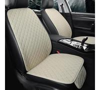 QLEQMZTV Auto Sitzbezüge Sets Für BMW X1 F48 2016 2017 2018 2019 2020 2021, Autositzbezüge Vorne Hinten Leinen Allwetter Anti-Rutsch Atmungsaktiv Schonbezüge Sitzauflagen Sitzschoner Zubehör,Beige