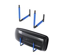 QLS Dachbox BOX1 blau Wandhalterung Halterung Dachkoffer Surfbrett Halter 57 cm