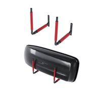 QLS Dachbox BOX1 Wandhalterung 57 cm Dachkoffer Skibox Surfbrett Halter Rot