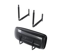 QLS Dachbox BOX1 Wandhalterung 57 cm Dachkoffer Surfbrett Halter Schwarz