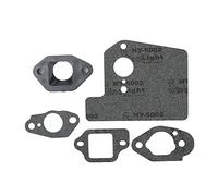 QOXEZY Vergaser-Dichtungssatz, Luftführungsdichtung + Vergaser-Isolator-Schalldämpferdichtung für Honda für GCV160 GCV190 GSV190 Motor Rasenmäher Ersatzteile