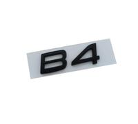 QPDDFG Auto Emblem für Volvo B4 S40 S60 S80 S90 XC40 XC60 XC90, Auto Buchstaben Abzeichen Badge Aufkleber, Abzeichen Embleme Buchstaben Auto Badge Aufkleber Sticker Dekoration,A Black
