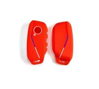 QPDDFG Autoschlüssel Hülle für BMW 5 Series G60 G61 G68 2024, Schlüsselgehäuse Schlüsselhülle Cover Kratzfestes SchlüsselanhängerAbdeckung Schlüssel Schutz Gehäuse,B Red