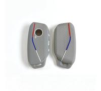 QPDDFG Autoschlüssel Hülle für BMW 5 Series G60 G61 G68 2024, Schlüsselgehäuse Schlüsselhülle Cover Kratzfestes SchlüsselanhängerAbdeckung Schlüssel Schutz Gehäuse,E Grey