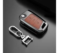 QPDDFG Autoschlüssel Hülle für Skoda Kodiaq Kamiq Rapid Spaceback, Schlüsselgehäuse Schlüsselhülle Cover Kratzfestes SchlüsselanhängerAbdeckung Schlüssel Schutz Gehäuse,A Brown