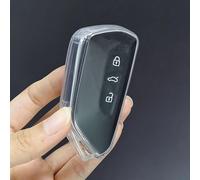 QPDDFG Autoschlüssel Hülle für VW Multivan T7 2020-2025, Schlüsselgehäuse Schlüsselhülle Cover Kratzfestes SchlüsselanhängerAbdeckung Schlüssel Schutz Gehäuse,A Transparent