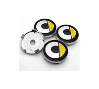 QQY 4 Stück Radnabenkappen Radnabenabdeckung Center, für Mercedes Benz Smart Fortwo Forfour 450 451 454 453 60mm Auto Hub Wheel Centre Caps Nabendeckel Mitte Logo Emblem Styling Zubehör