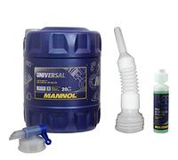 QR-Parts Set 20 Liter 85456131 MN7405-20 DIN61 CT4503 5022 MANNOL Scheibenreiniger Konzentrant 1:100 250ml Original Universal 15W-40 API SN/CH-4 Motorenöl Auslaufhahn