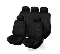 QSJKLC Autositzbezüge für Leapmotor T03 2024 2025 2026, Sitzbezüge Sets Compatibile Con Airbag Laterale Vordersitze und Rückbank,Black- 5 Seats