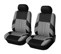 QSJKLC Autositzbezüge für Opel Frontera Hybrid 2025+, Sitzbezüge Sets Compatibile Con Airbag Laterale Vordersitze und Rückbank,Grey-2 Seats