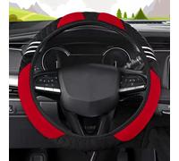 QSLLLY Auto Lenkradhüllen für Skoda Kamiq Karoq Kodiaq Kushaq,Lenkradbezug Schutzhülle Steering Wheel Cover Lenkradschoner Verschleißfest Innenraum Zubehör,B