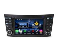 Qualcomm 8-Kern 4GB+64GB Android 14 Autoradio Bluetooth 5.1 GPS Navi für Mercedes Benz E Klasse W211 CLS Klasse W219 Kabelloses CarPlay Android Auto DSP RDS WiFi 4G DAB+ OBD2 DVB-T2 USB Canbus SWC