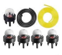 Qualoramall Ölabsorbierendes Kugel-Set mit Ölbecher und Rohren für Kettensägenmodelle 188-512 3200 3210 3214 3216 3205, Ersatzlampen und Kraftstoffleitungen für Ölpumpenwartung, Bla