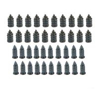 Qualoramall Reifenpannen-Reparatur-Set für schlauchlose Reifen, 40 Stück, mit Gummi-Schraubennägeln und Schraubendreher für Auto, Motorrad, ATV und LKW, 2 Größen für 3-5 mm Löcher