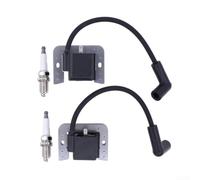 Qualoramall Zündspule für CV742 CH742 Motoren ersetzt 24-584-176-S 24-584-109-S Digital Spark mit Anschluss für Rasenmäher Rasentrimmer Teile 2 Pack