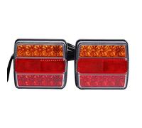 Queeucaer LED Rückleuchten 7 Polig Beleuchtung PKW Rücklicht Anhänger Magnet Rücklicht Set Auto Rückleuchten Set Anhänger Beleuchtung Verkabelt Rücklampe Rücklicht für Anhänger