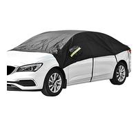 Queta Halbgarage Autoabdeckung, Autogarage Abdeckplane Phosphoreszierend Auto Halbgarage Frontscheibe Schutzhülle Schneeschutz UV-Schutz