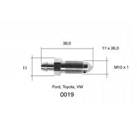 Entlüfterschraube/-ventil | Quick Brake, Gewindeart: Außengewinde, Schlüsselweite: 11