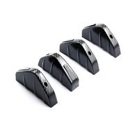 QVEDJUVXZ Heckdiffusor,Für Kia Sorento 2013-2023 2024 2025 2026 Shark Fin Spoilerlippe hinten, Anti-Crash Heckansatz Schürze, Aerodynamik Tuning Heckspoiler Lippe,Carbon fiber-125mm x 65mm x 25mm