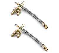 QWORK® Ventilverlängerung für Auto, PKW, LKW, 2 stücke, 18cm