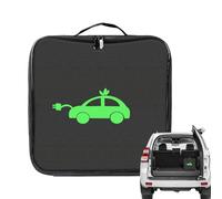 QWTYAFDD Aufbewahrungstasche für Elektroauto-Ladegerät, für Opel Vaux-Hall Corsa F/Corsa-e 2019-2022 2023 2024 2025 EV-Ladekabel-Tasche wasserdichte Energie-Fahrzeug-Ladeleitung