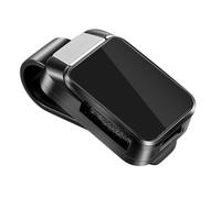 QWTYAFDD Brillenhalter für Auto Sonnenblende, für Ford Puma/Puma ST SUV 2019 2020 2021 2022 2023 universelle Visier Zubehör Magnetische Sonnenbrillenhalter Ticket Clip