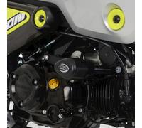 R&G RACING Aero Crash Pads - Schwarz für Honda MSX 125 GROM