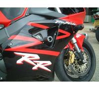 R&G RACING Classic Crash Protectors Schwarz für Honda CBR900RR