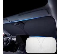 R-timer 1 Stück Sonnenschutz Auto Frontscheibe für Ford Transit Custom 2023 2024 2025 Faltbarer UV-Schutz Hitzeschutz Reflektierende Frontscheibenabdeckung,L