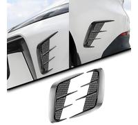 R-timer 2 Stück Kotflügel Aufkleber für Ford Transit/Tourneo Custom 2026 2025 2024-2013, Auto Seiten Luftauslass Cover, Sport Design Kiemen Dekoration, Carbon Optik Exterior Zubehör,Carbon Fiber
