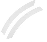 R-timer 2 Stück Radlaufschutz für Dodge Avenger Ram 1500 2500 3500, Kotflügel Verbreiterung Stromlinienförmig Schutzleisten Karosserie Tuning Zubehör Schutz Streifen,White