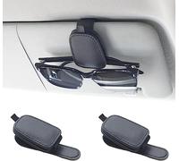 R-timer 2 Stück Sonnenbrillenhalter für Nissan Juke 2010-2016, Sonnenblende Brillenhalter Auto Organisierer Innenraum Zubehör