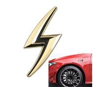 R-timer 3D Emblem Aufkleber Passend für VW Golf 4 mk5 Passat b8 b5 VW Sharan Polo 6R Tiguan Rline,Karosseriedekor Waschstraßenfest Sportliche Optik Lackschutz,Golda