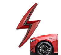 R-timer 3D Emblem Aufkleber Passend für VW Golf 4 mk5 Passat b8 b5 VW Sharan Polo 6R Tiguan Rline,Karosseriedekor Waschstraßenfest Sportliche Optik Lackschutz,Red