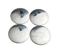 R-timer 4 Stück Nabendeckel Aufkleber für Peugeot 3008 5008 GT 2016-2022 2023, 3D Felgenaufkleber Nabenkappen Sticker, Wasserdicht & Kratzfest, Auto Tuning Radkappen Emblem,56mm