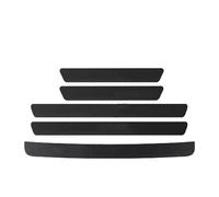 R-timer 5 Stück Carbon Einstiegsleisten für VW T-Cross 2023-, rutschfest und Verschleißfest Türschweller Aufkleber Kratzschutz Auto Zubehör