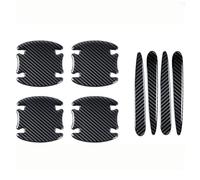 R-timer 8 Stück Auto Türkantenschutz für VW Golf 6 Mk6 2008-2014, Carbon Optik Türgriffmulden Aufkleber Kratzfest Wasserdicht Schutzleisten Zubehör