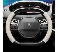 R-timer Auto Lenkradbezug Lenkradschutz für Peugeot 3008 5008 GT 2016-2022 2023, Lenkradbezug Leder, Lenkradhülle für Sommer & Winter Auto-Lenkradabdeckung,A