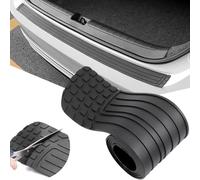 R-timer Stoßstangenschutz aus Gummi für Dacia Sandero Stepway 5 Places Duster 2000-2023, Flexibler Ladekantenschutz Zubehör für Die Heckstoßstangenschutzleiste(104x9cm)