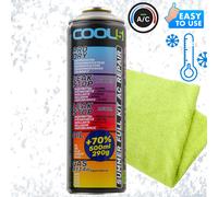 R12/R134a Kältemittel 5in1 für Klimaanlagen Cool5 Ersatz R12/R134a 290g + Mikrof