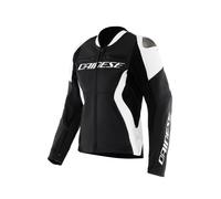 Racing 5 Motorradjacke Damen (Schwarz/Weiß), 44