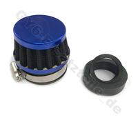 RACING LUFTFILTER BLAU für CHINA ROLLER SCOOTER BAOTIAN KYMCO PEUGEOT 4-TAKT