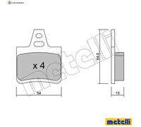 RADBREMSZYLINDER 04-0347 FÜR PEUGEOT 205/Hatchback/Van/II/ConvertibleE1 1.1L