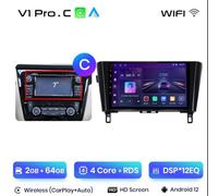 Radio 2 din Android für Nissan Qashqai J11 X-Trail USB Bluetooth 360 Cam Carplay